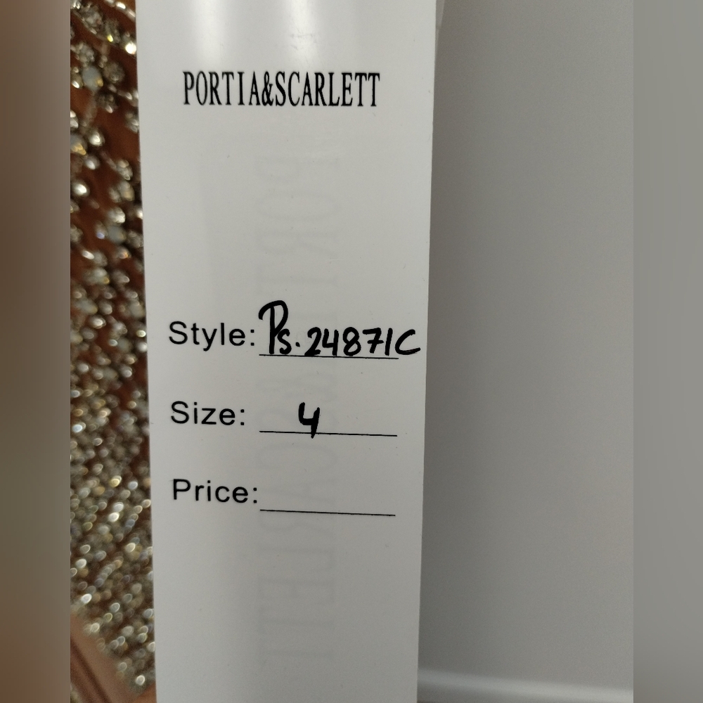 Portia and Scarlett Rhinestone Embellished Gown 4 - Picture 6 of 12